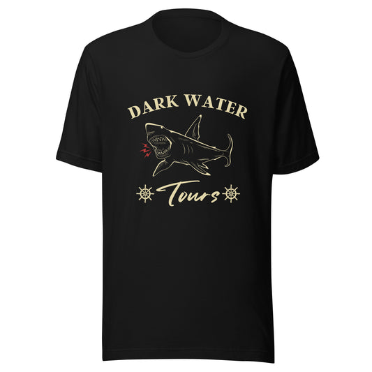Dark Water Shark Tours Unisex t-shirt