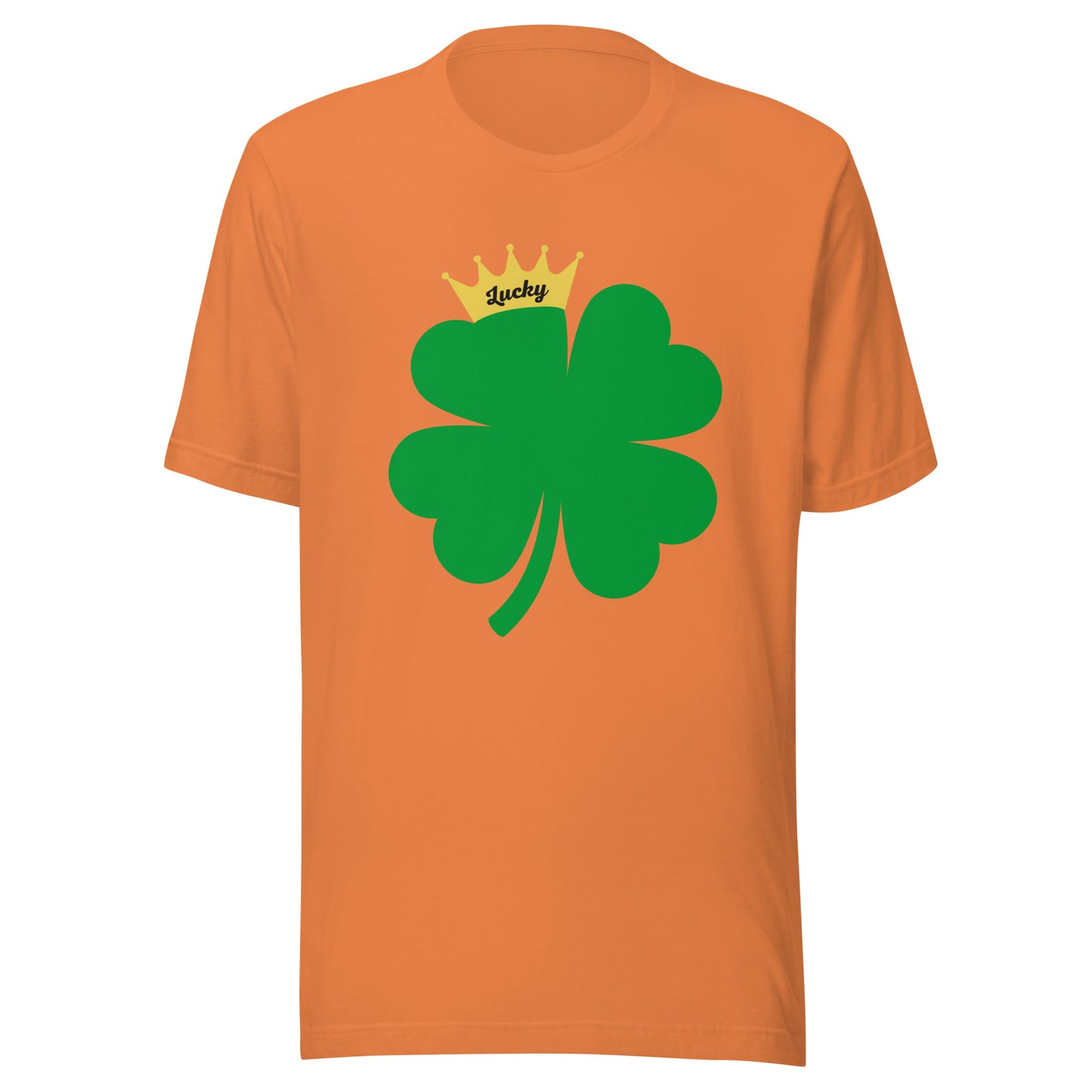 Lucky Crown Clover Unisex t-shirt