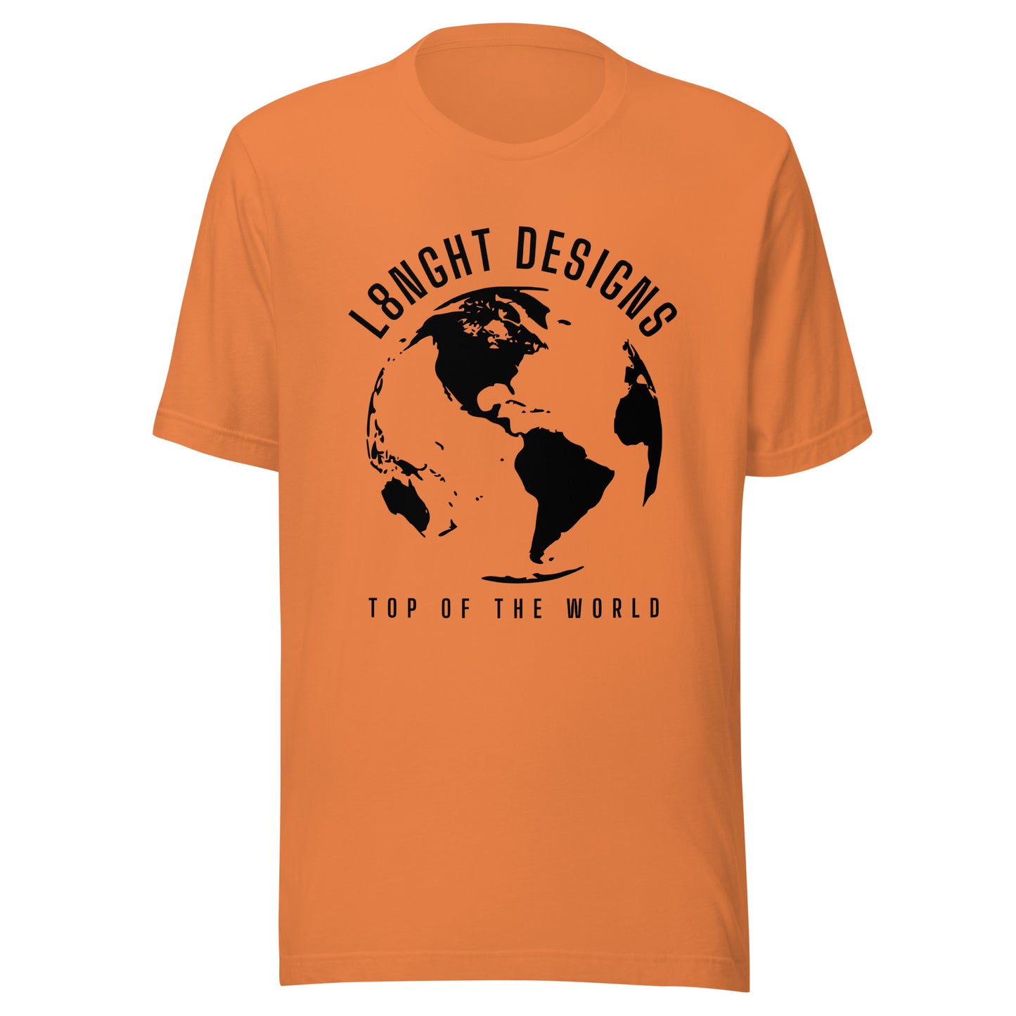L8NGHT Designs Top of the World Unisex t-shirt