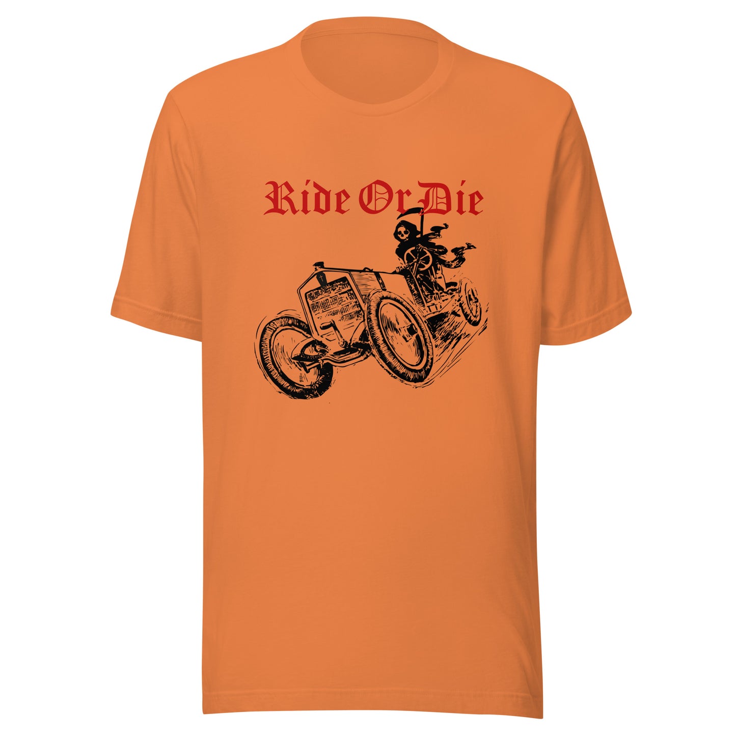 Ride or Die reaper Unisex t-shirt