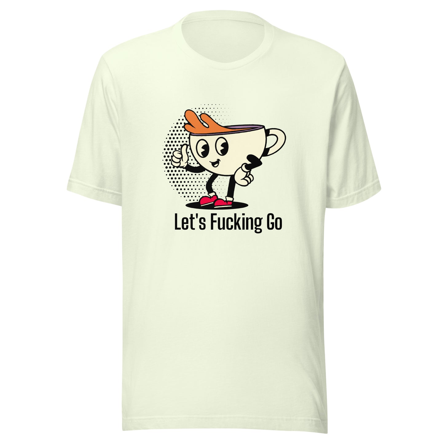 L-F-G let's fucking go coffee lover Unisex t-shirt