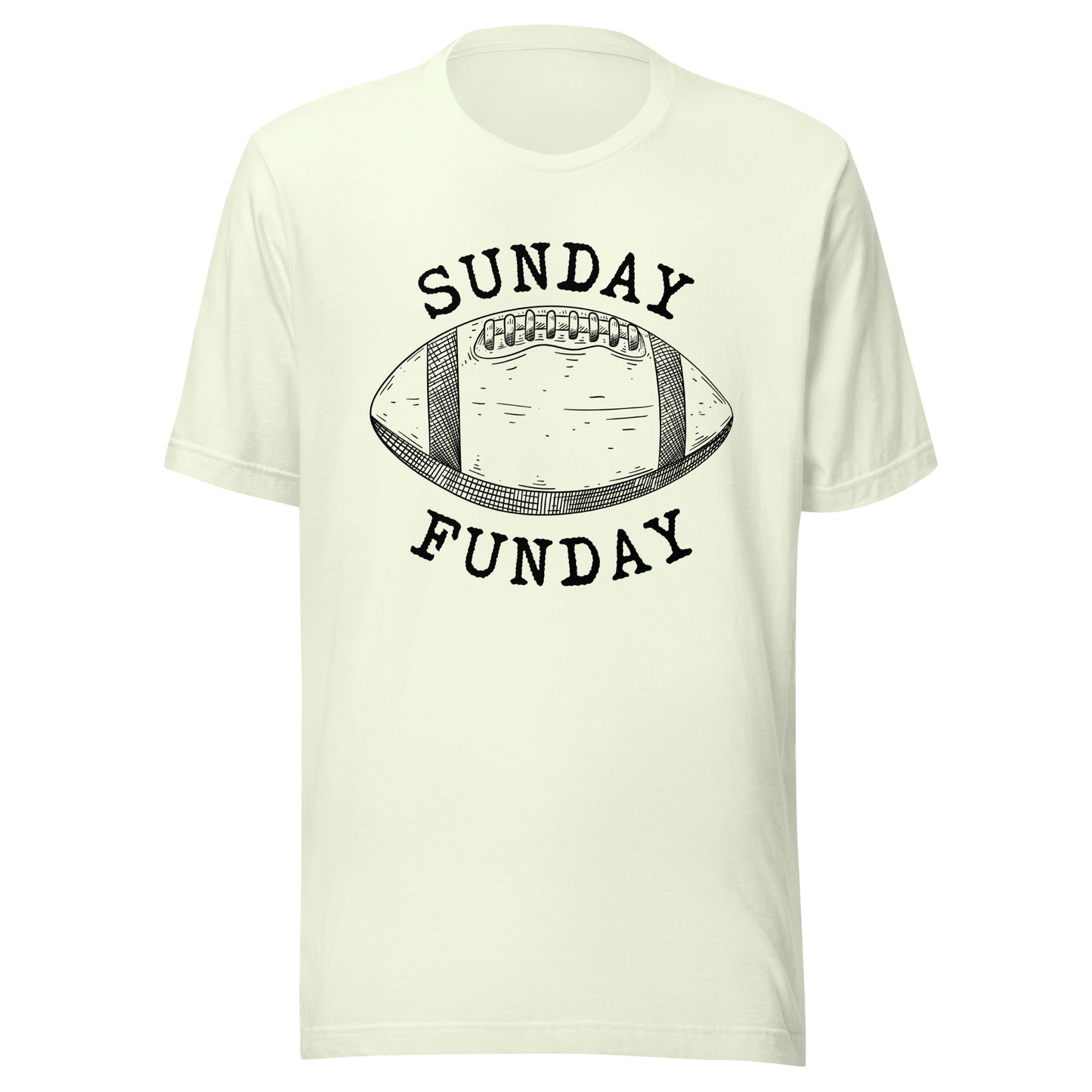 Sunday Funday football Unisex t-shirt