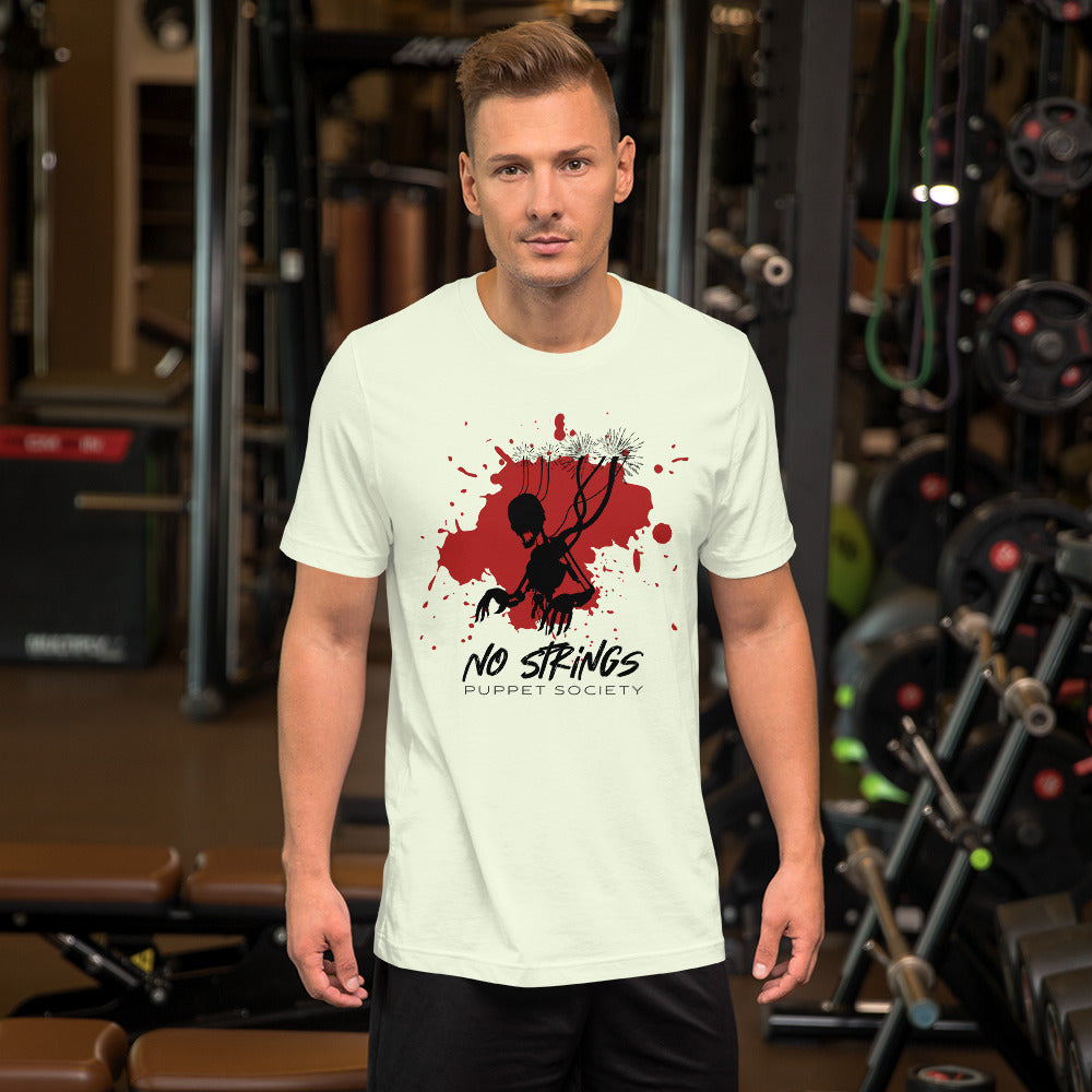 NO STRINGS - Puppet Society Unisex t-shirt