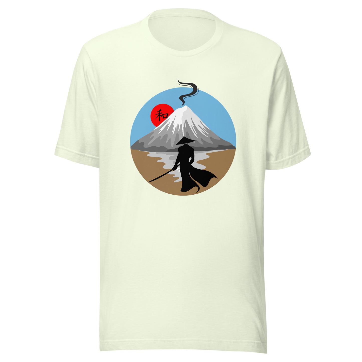 Samurai Warrior Mountain Top Unisex t-shirt