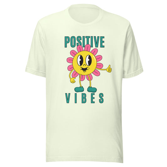 Positive Vibes Sunflower Unisex t-shirt