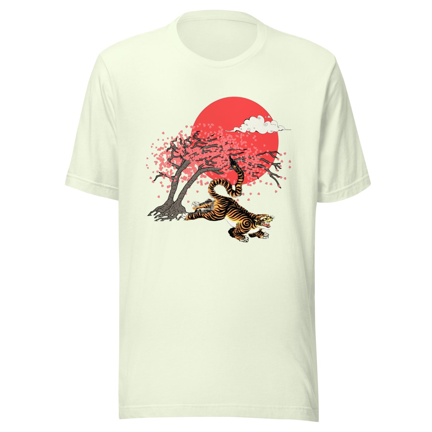 Cherry Blossom Tiger Unisex t-shirt