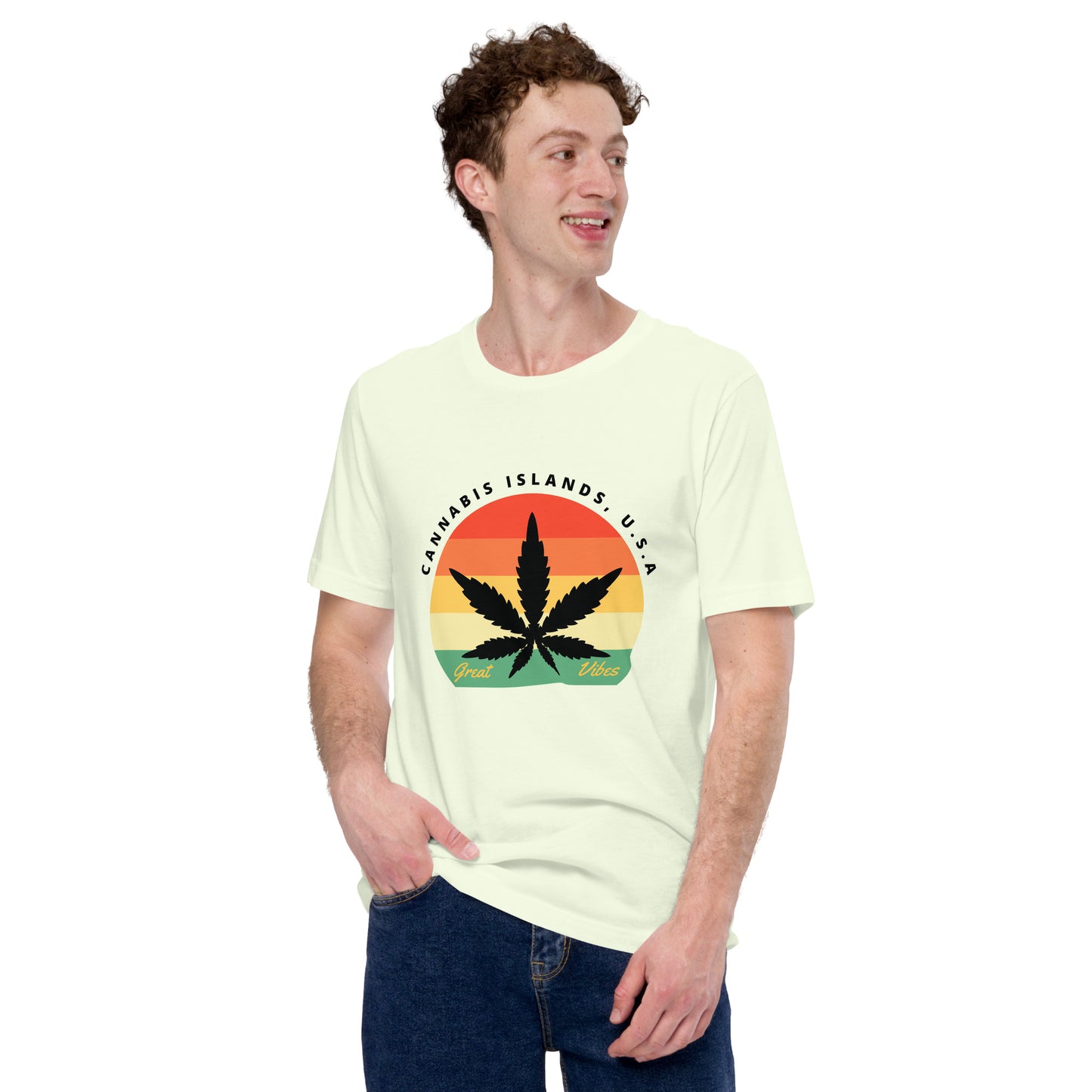 Cannabis Islands 420 Weed Unisex t-shirt