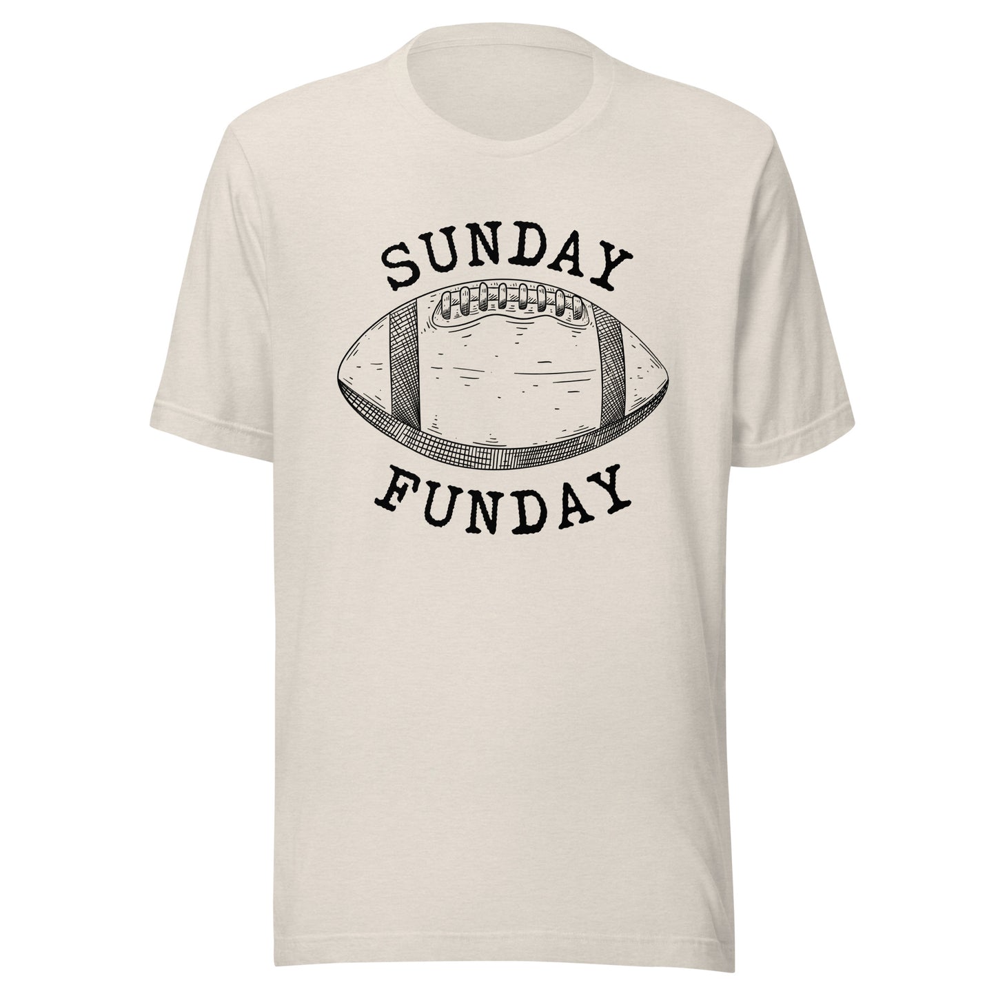 Sunday Funday football Unisex t-shirt