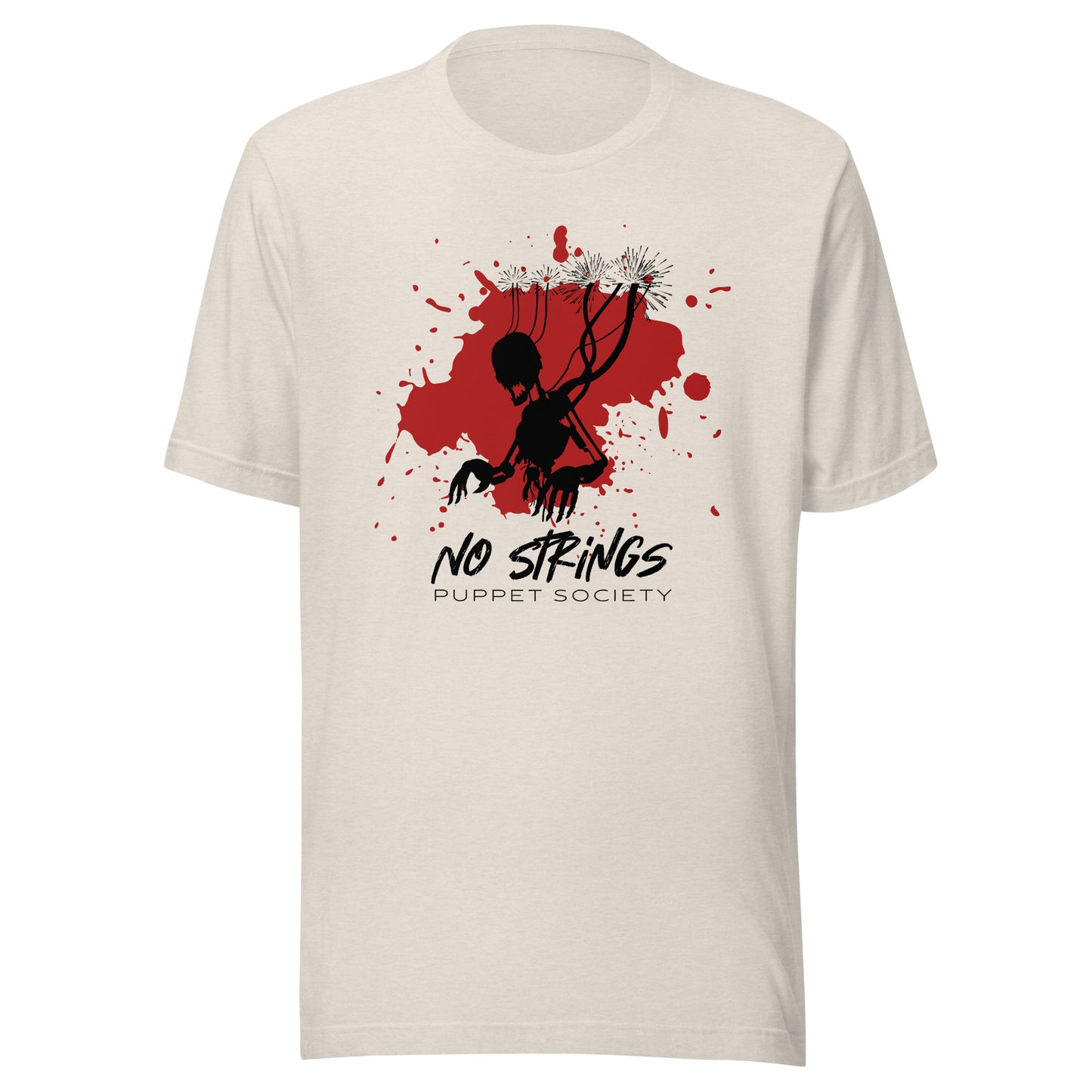 NO STRINGS - Puppet Society Unisex t-shirt
