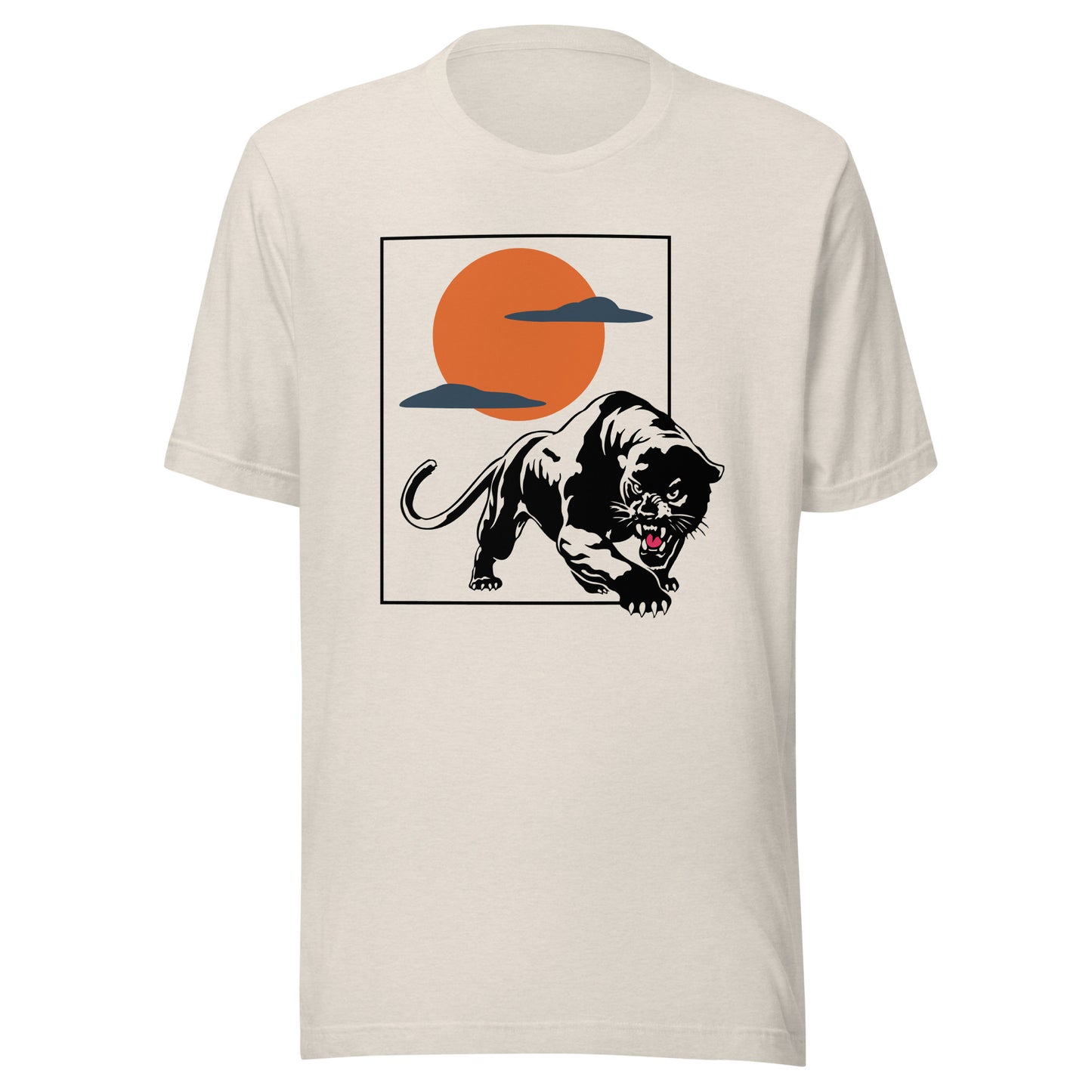 Traditional Panther sunset Unisex t-shirt