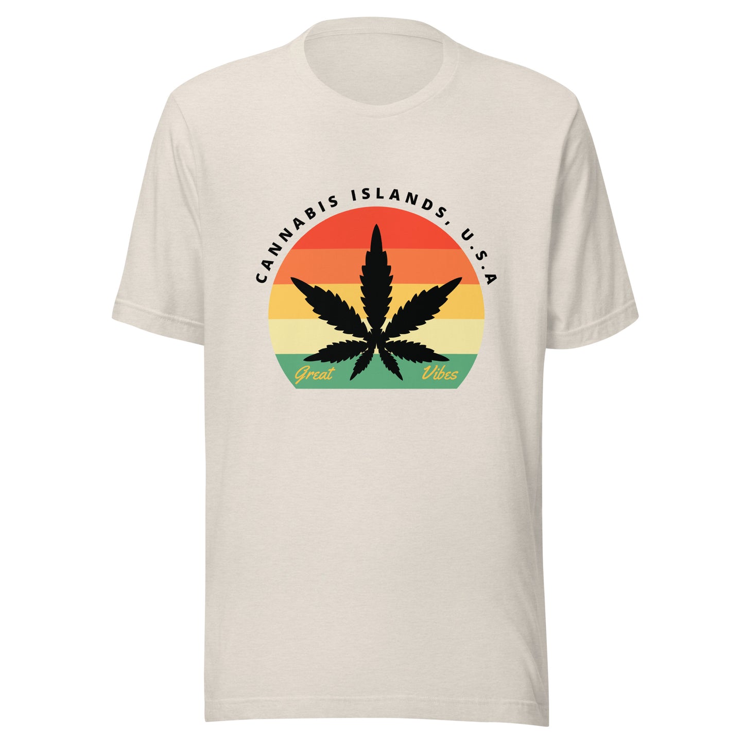 Cannabis Islands 420 Weed Unisex t-shirt