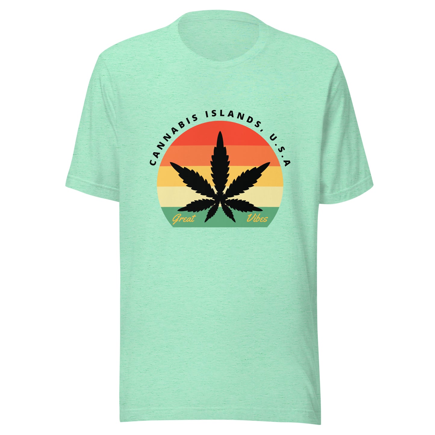 Cannabis Islands 420 Weed Unisex t-shirt