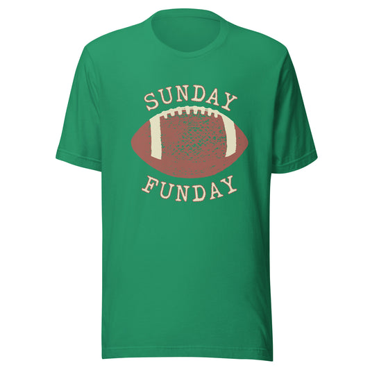 Sunday Funday football Unisex t-shirt