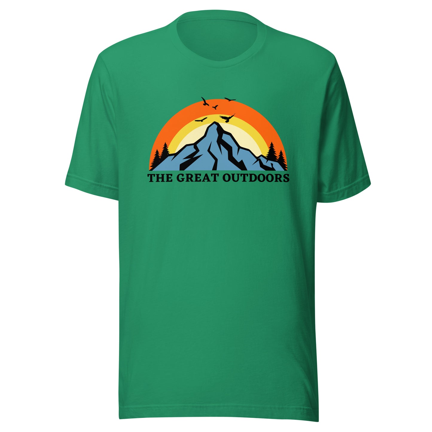The Great Outdoors mountain top Unisex t-shirt