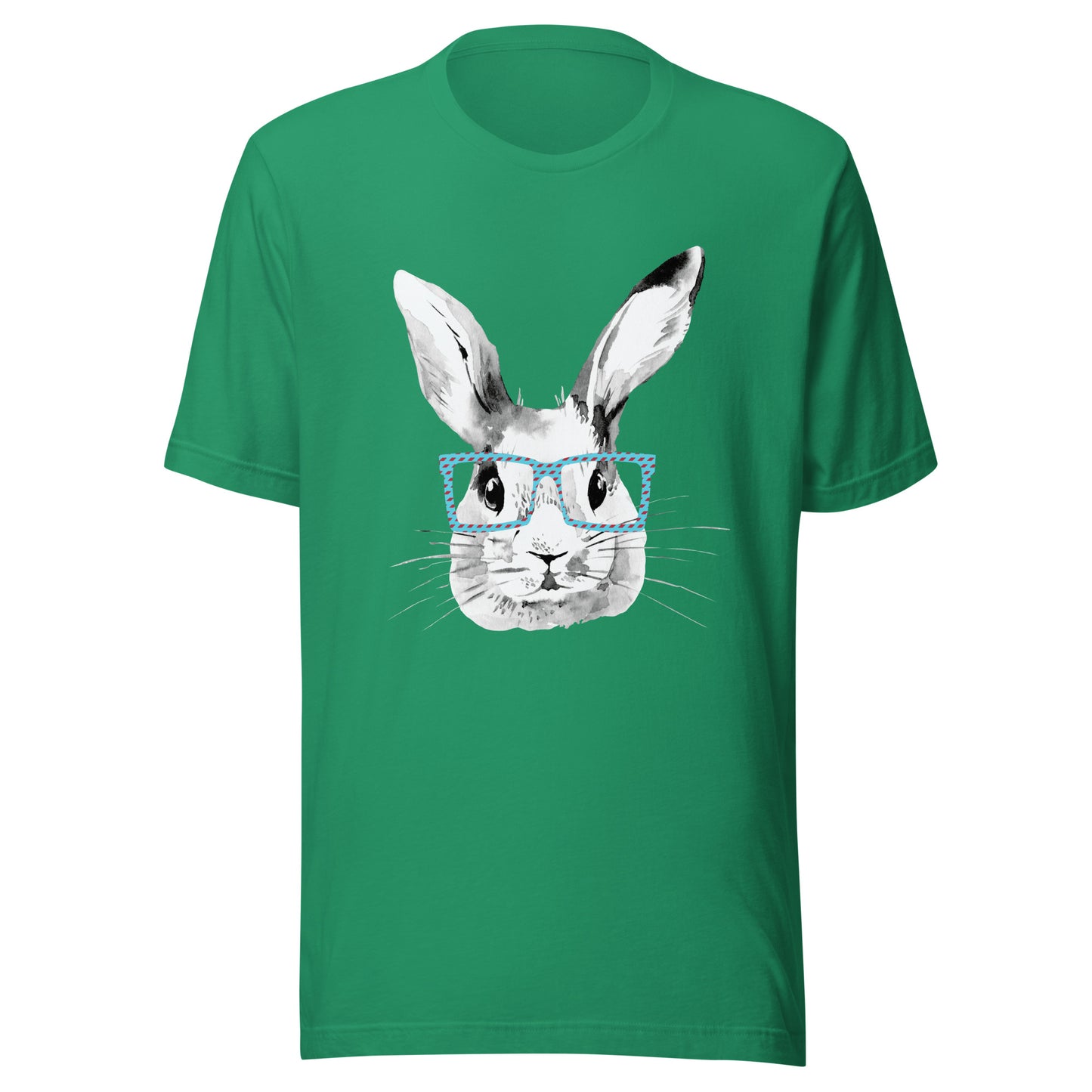 Easter Bunny in glasses Unisex t-shirt