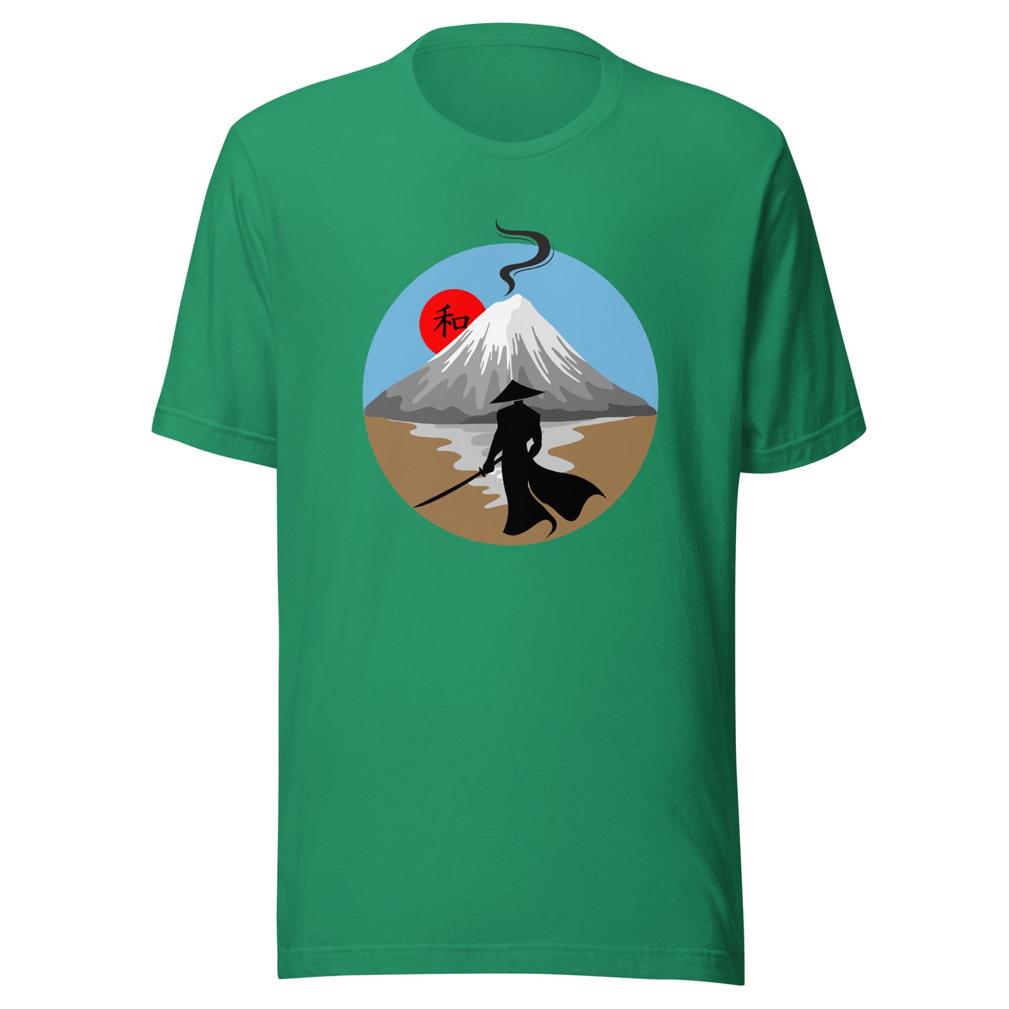 Samurai Warrior Mountain Top Unisex t-shirt