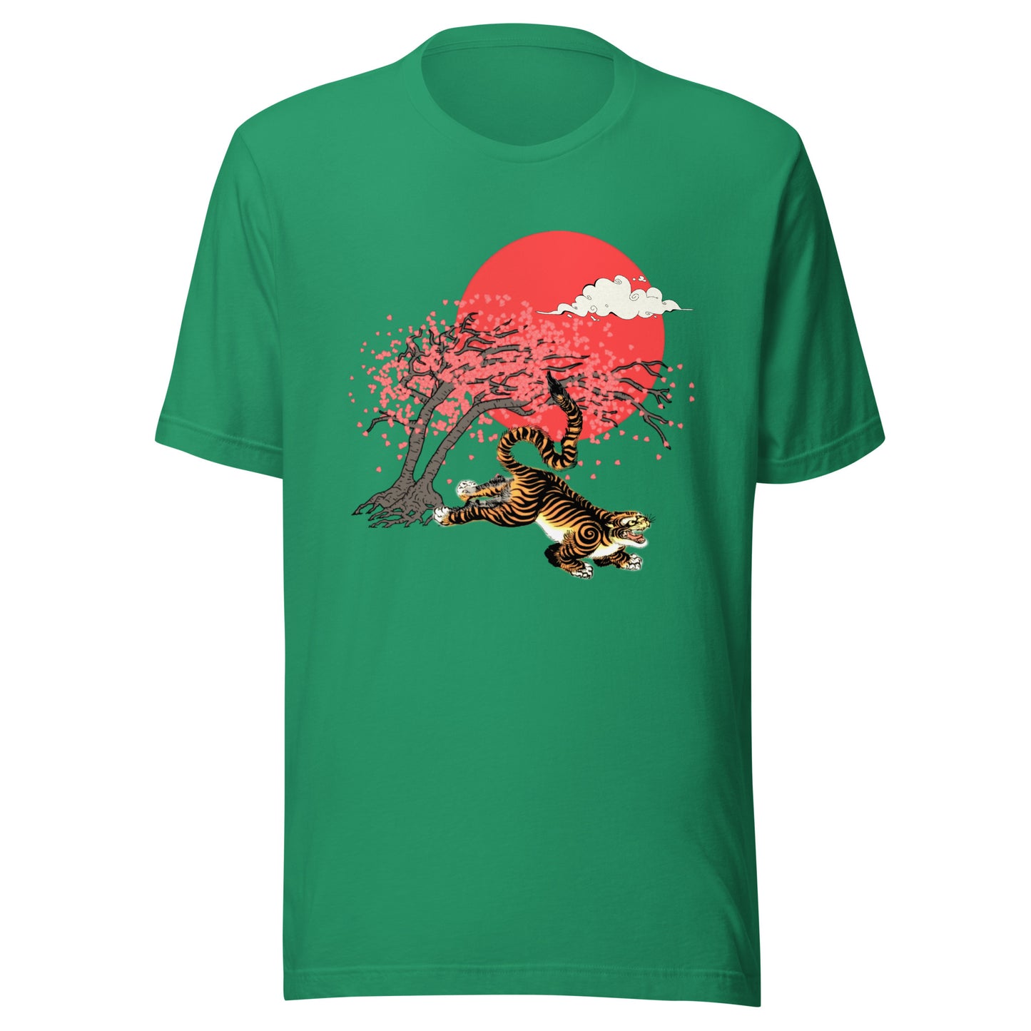 Cherry Blossom Tiger Unisex t-shirt