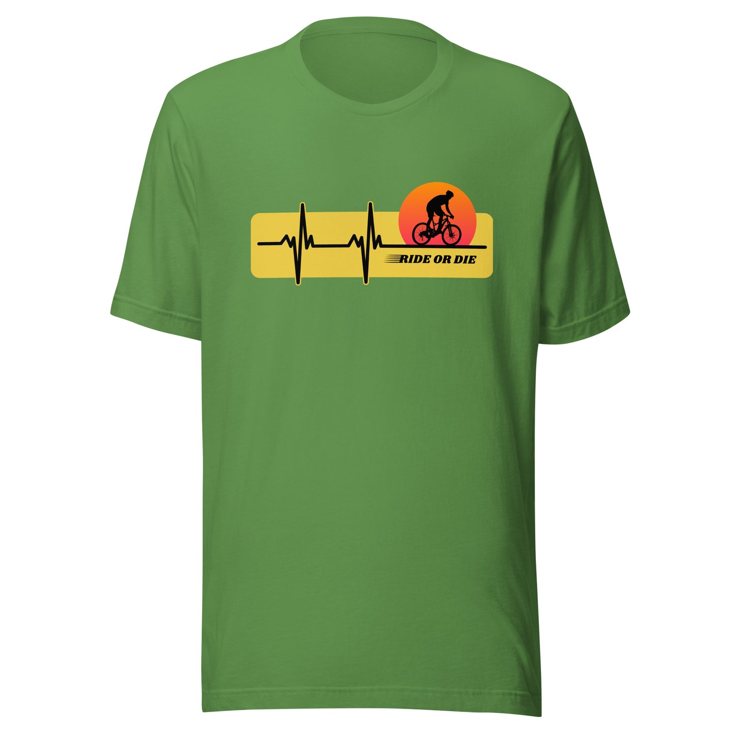 RIDE OR DIE cycling Unisex t-shirt