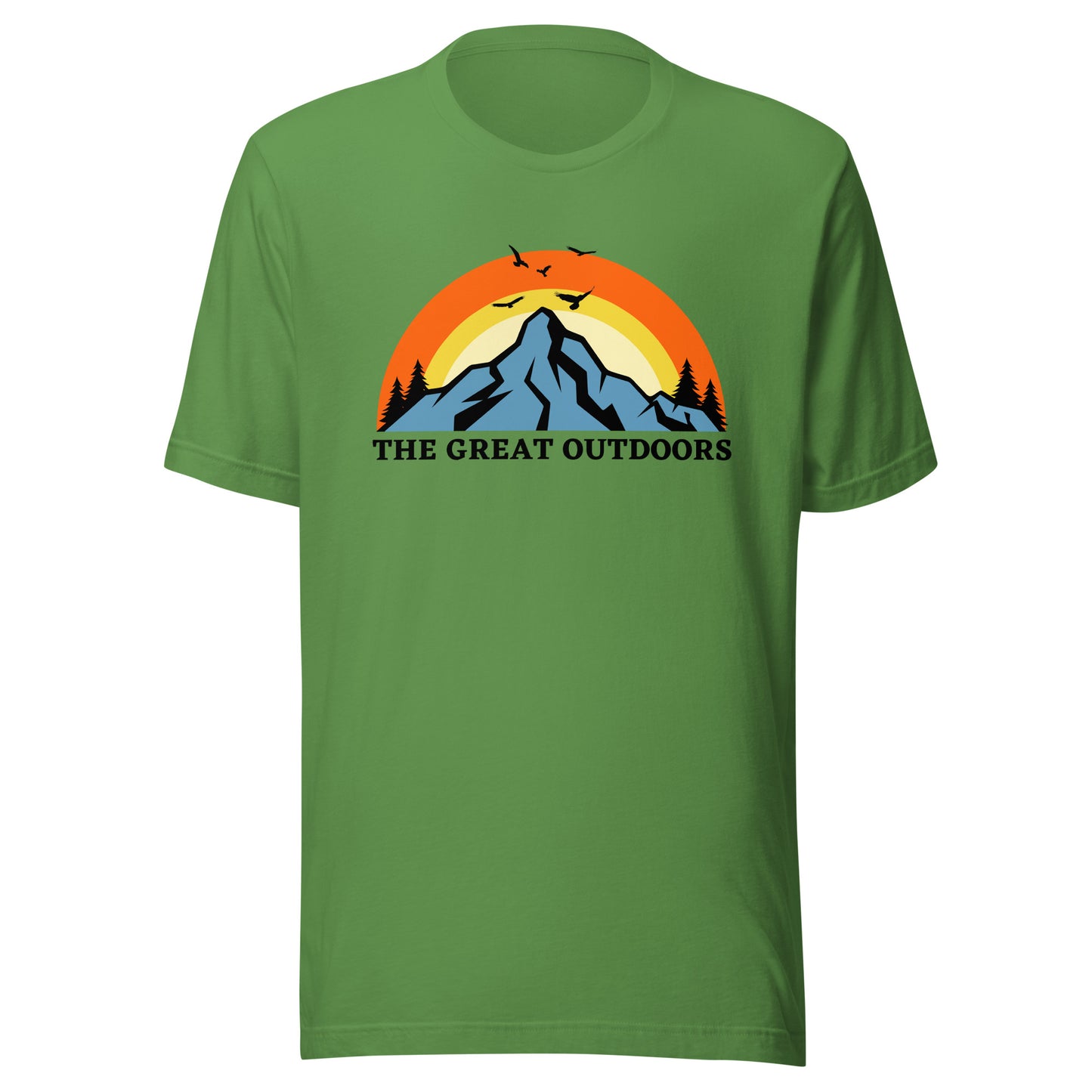 The Great Outdoors mountain top Unisex t-shirt