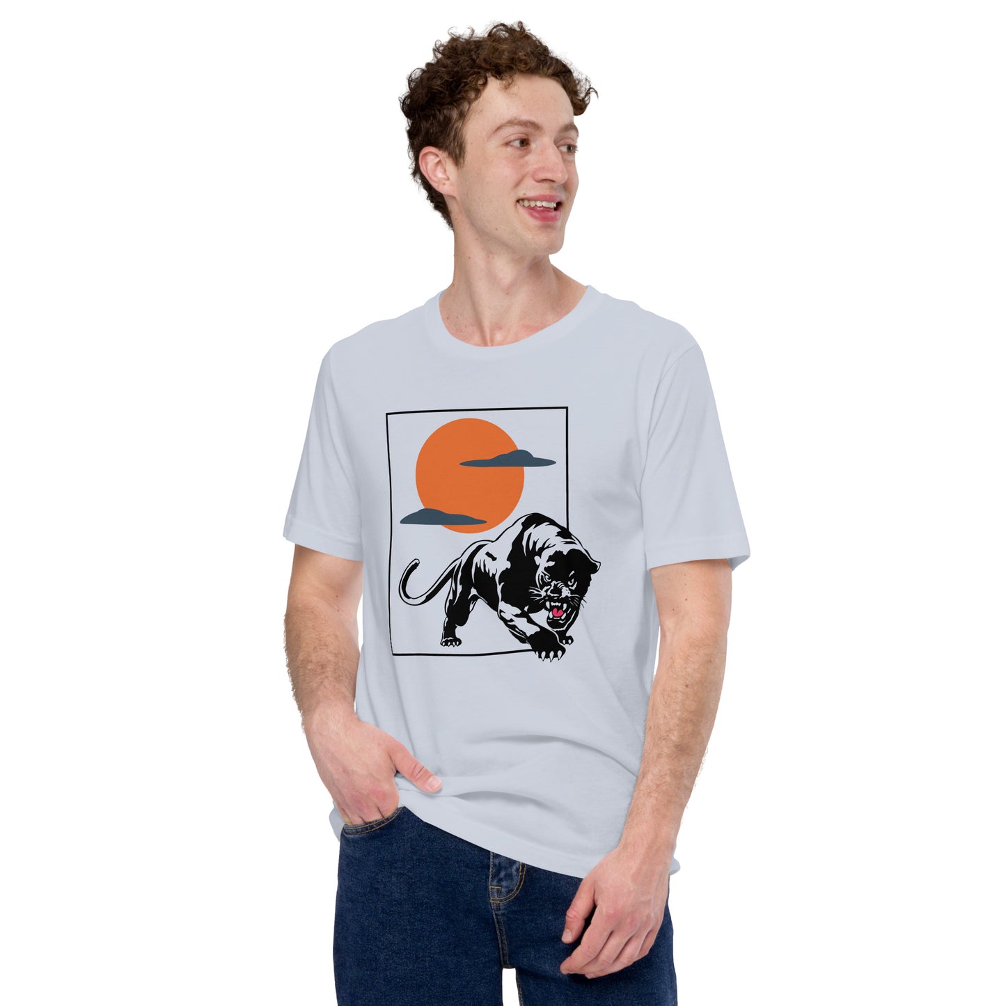 Traditional Panther sunset Unisex t-shirt