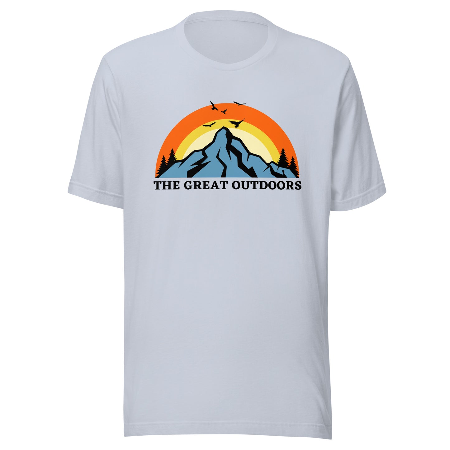 The Great Outdoors mountain top Unisex t-shirt