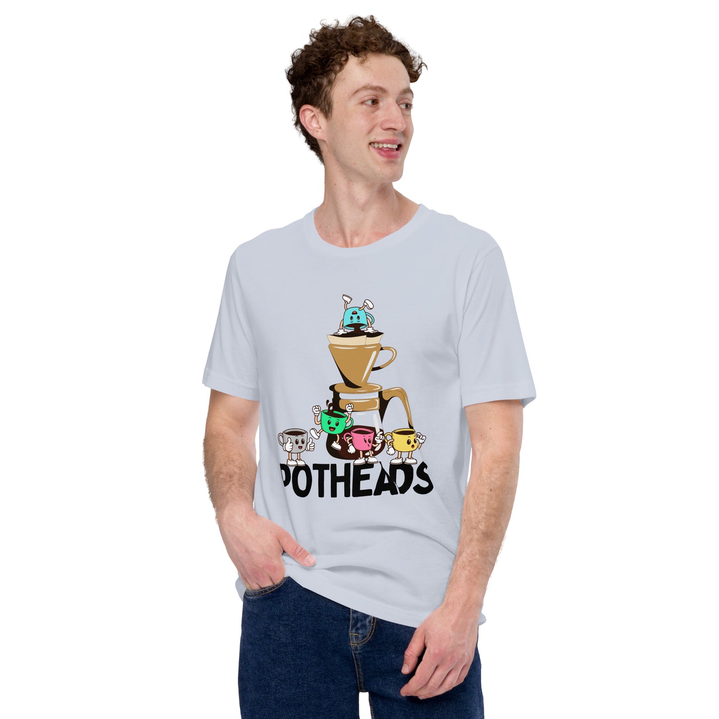 Coffee POTHEADS Unisex t-shirt