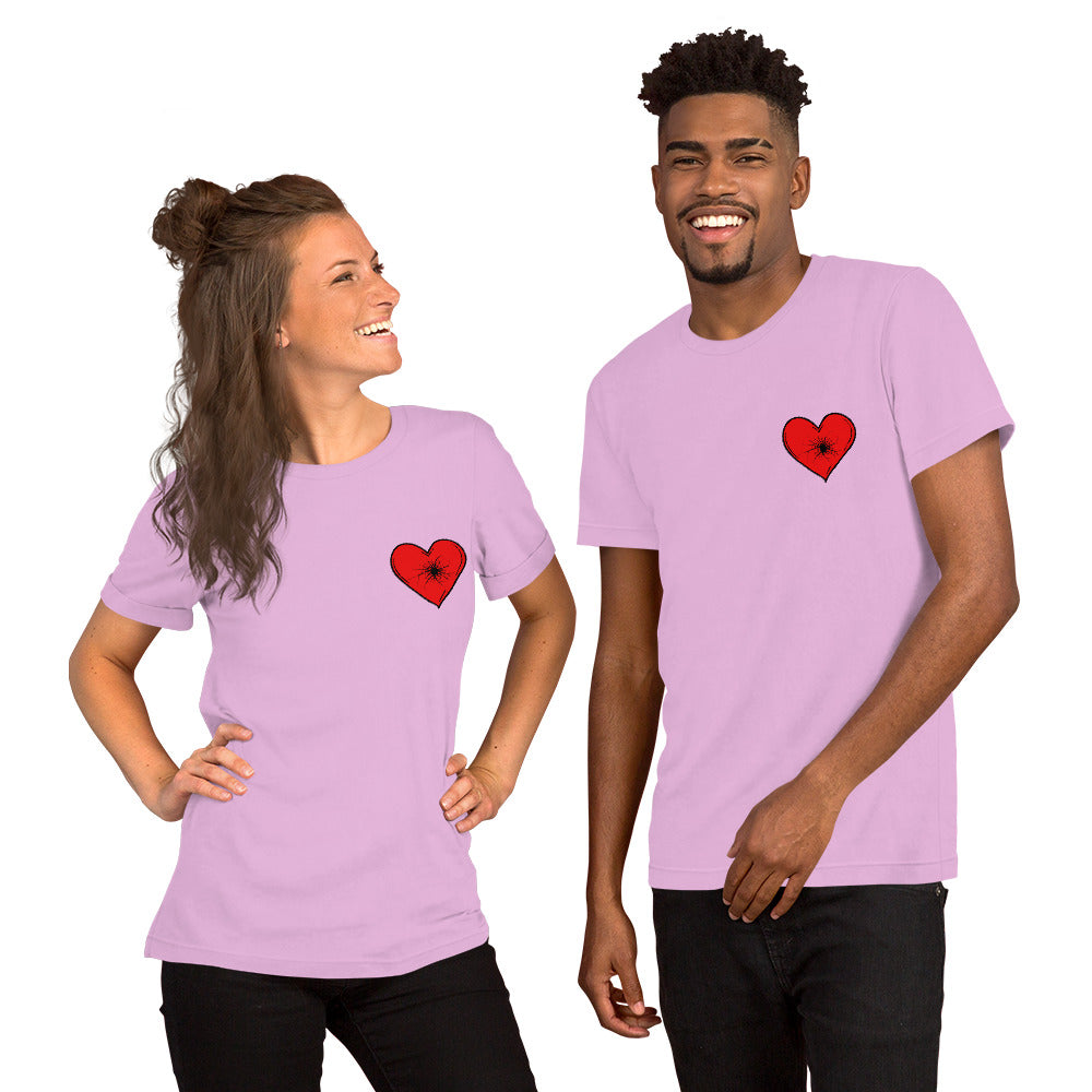 LOVE - Shot Through The Heart Unisex t-shirt