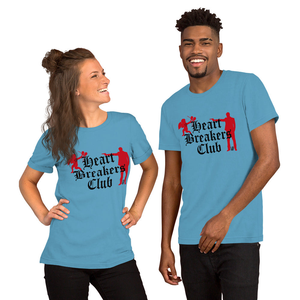 Cupid's Heart Breakers Club Unisex t-shirt
