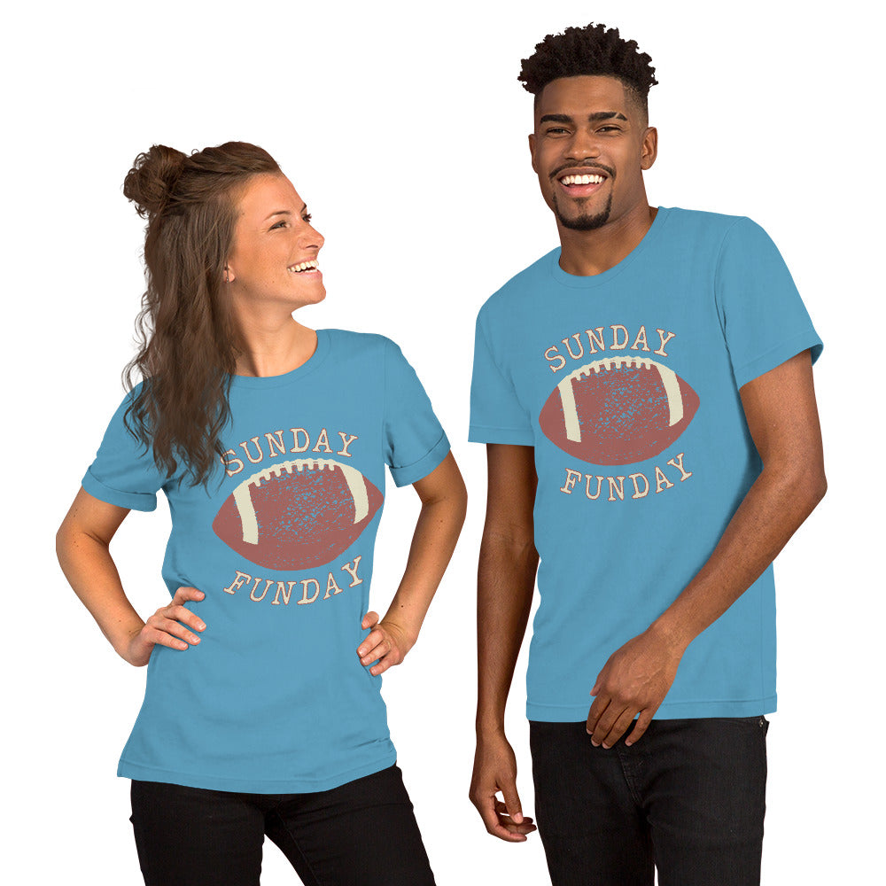 Sunday Funday football Unisex t-shirt