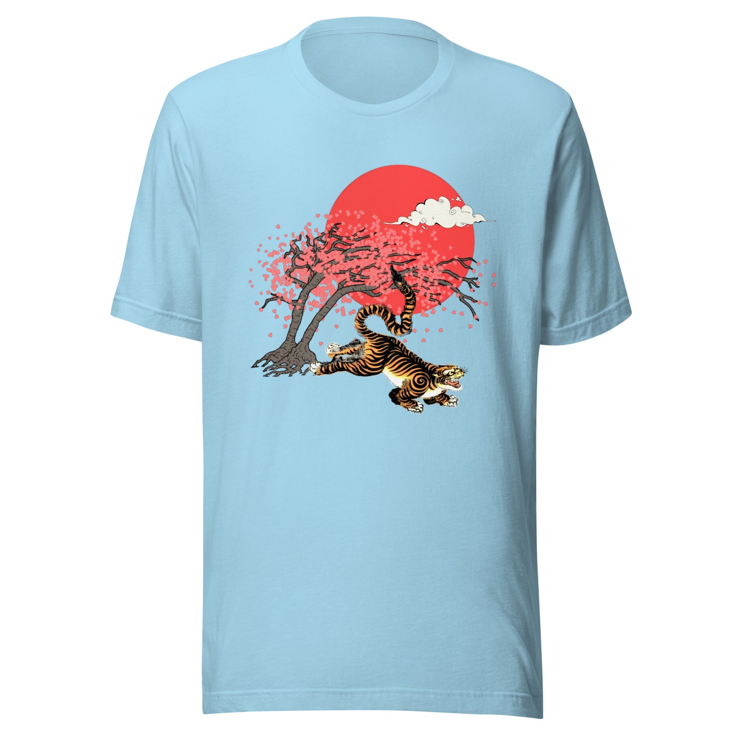 Cherry Blossom Tiger Unisex t-shirt