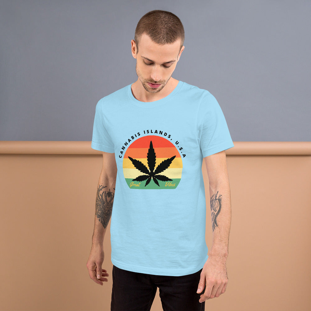 Cannabis Islands 420 Weed Unisex t-shirt