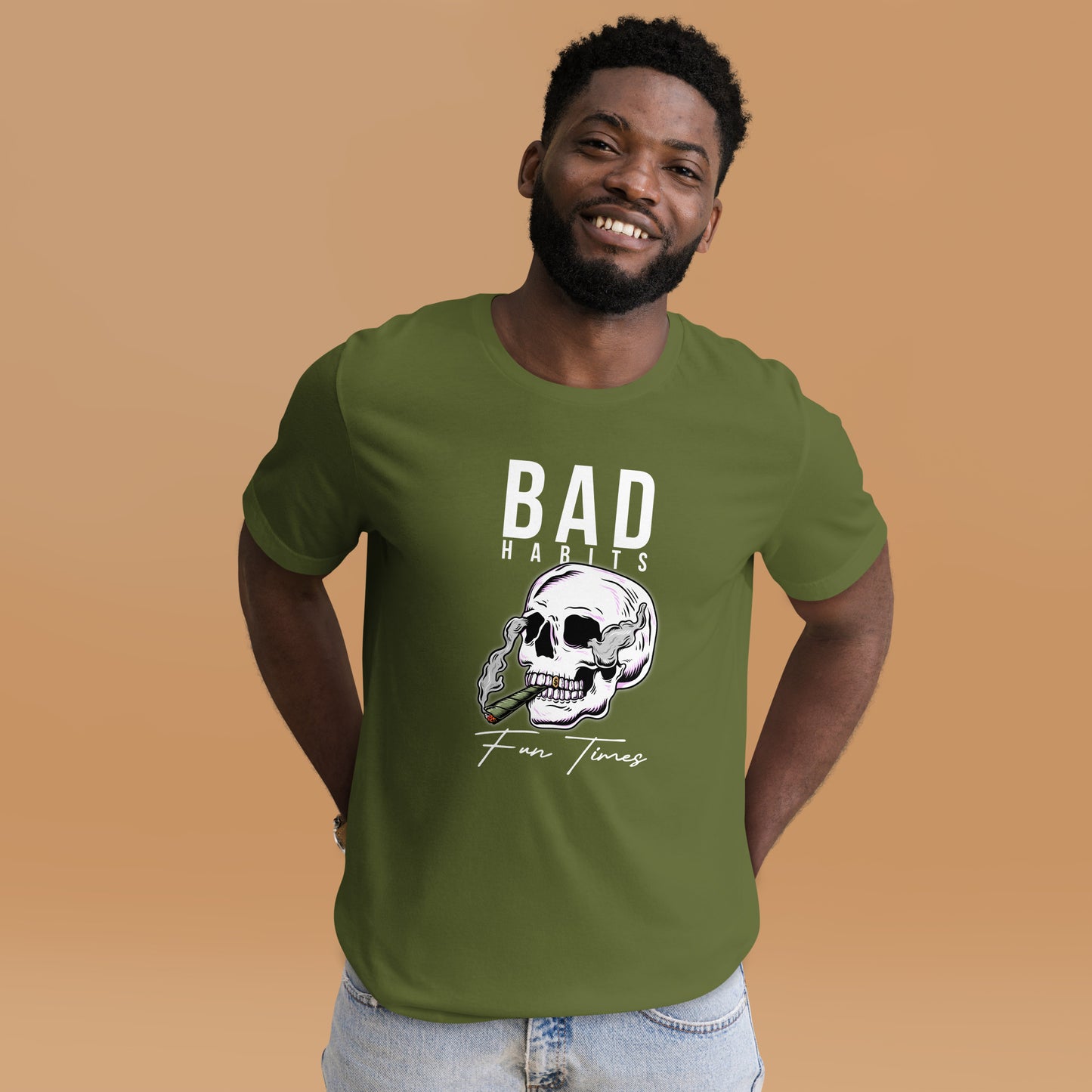 BAD Habits. FUN Times. Unisex t-shirt