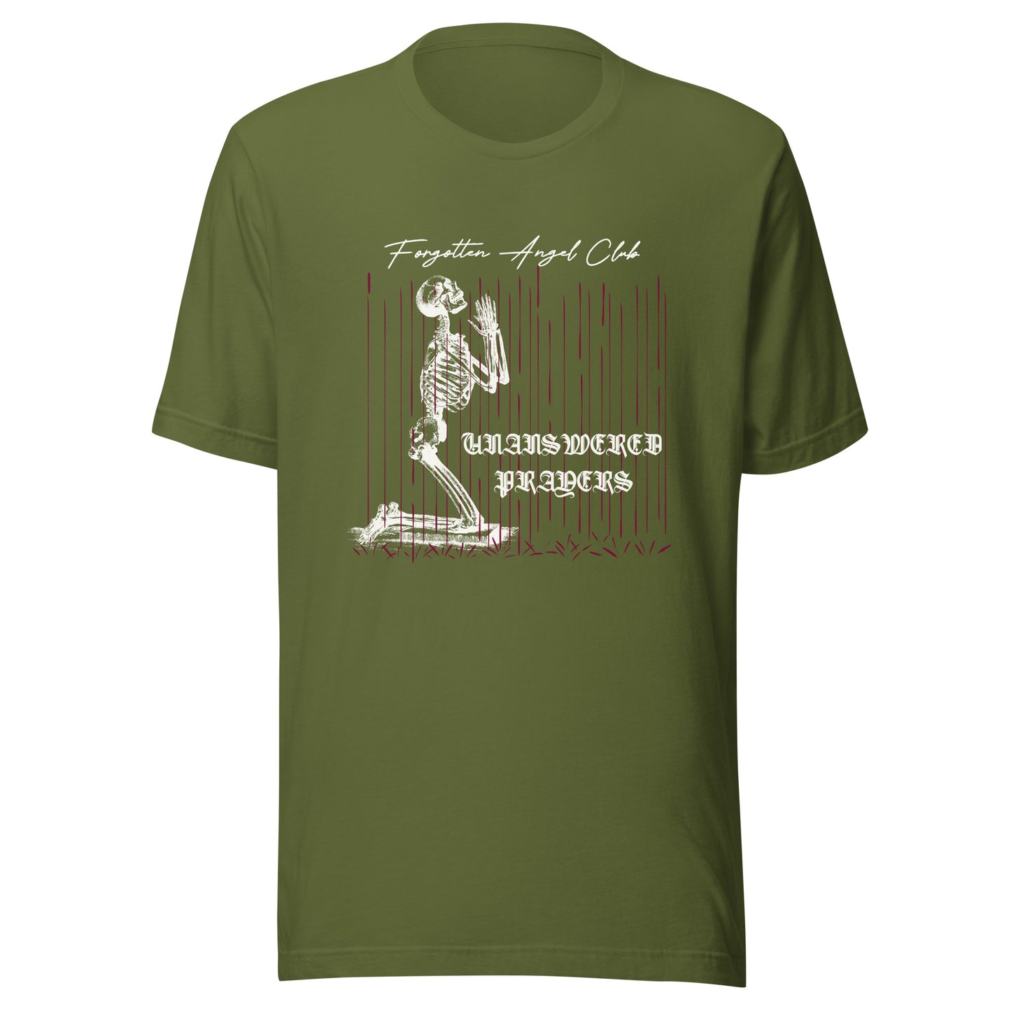 Forgotten Angel Club - UNANSWERED PRAYERS Unisex t-shirt