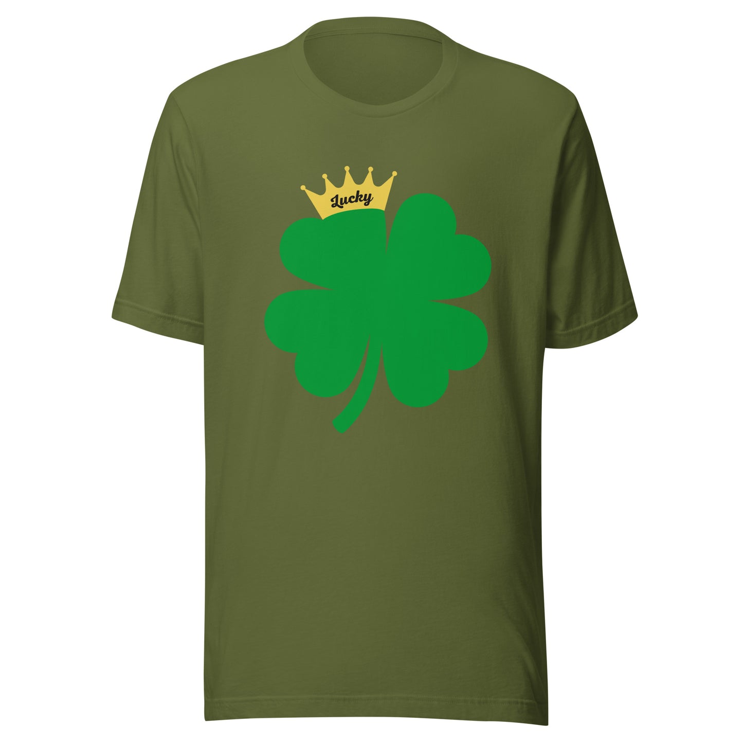 Lucky Crown Clover Unisex t-shirt