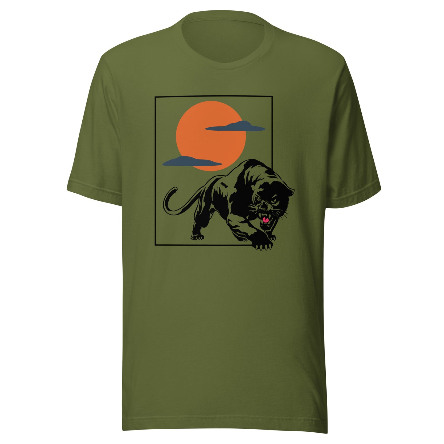 Traditional Panther sunset Unisex t-shirt