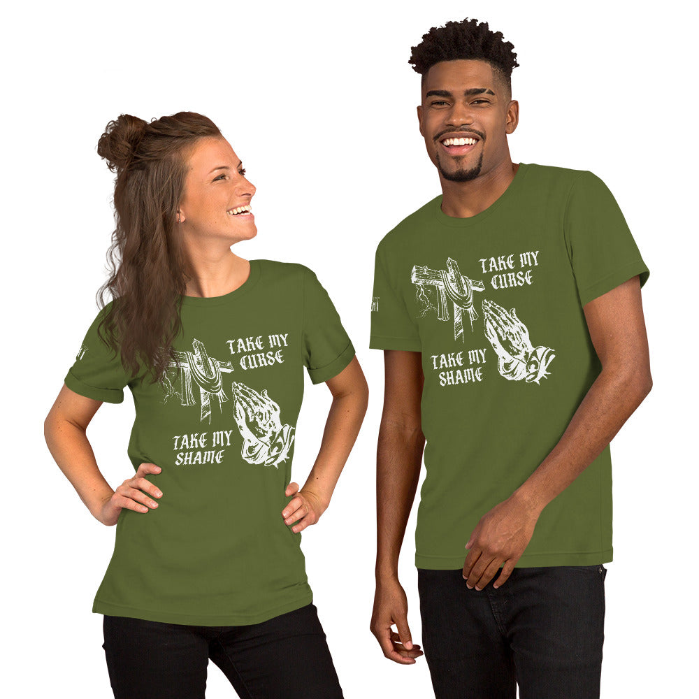 Savior of Sinners - Take my Curse Take my Shame Unisex t-shirt