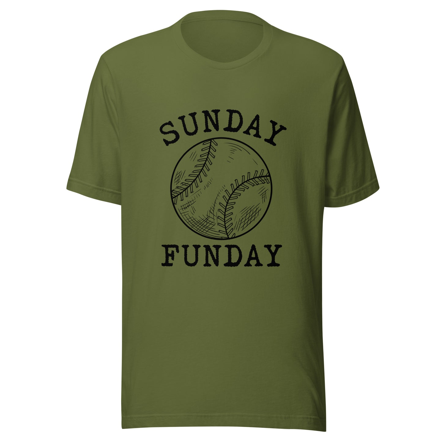 Sunday Funday Baseball Unisex t-shirt