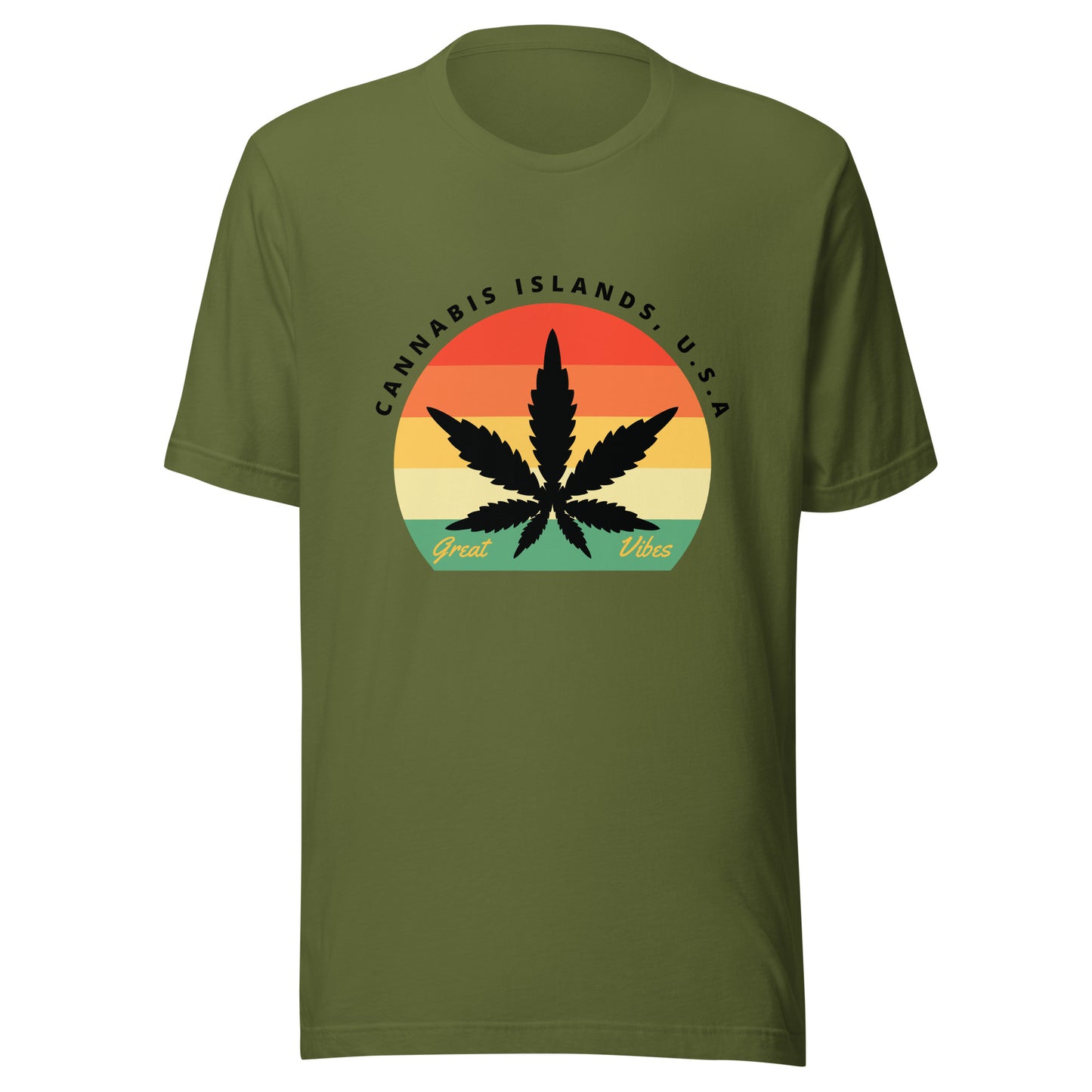 Cannabis Islands 420 Weed Unisex t-shirt