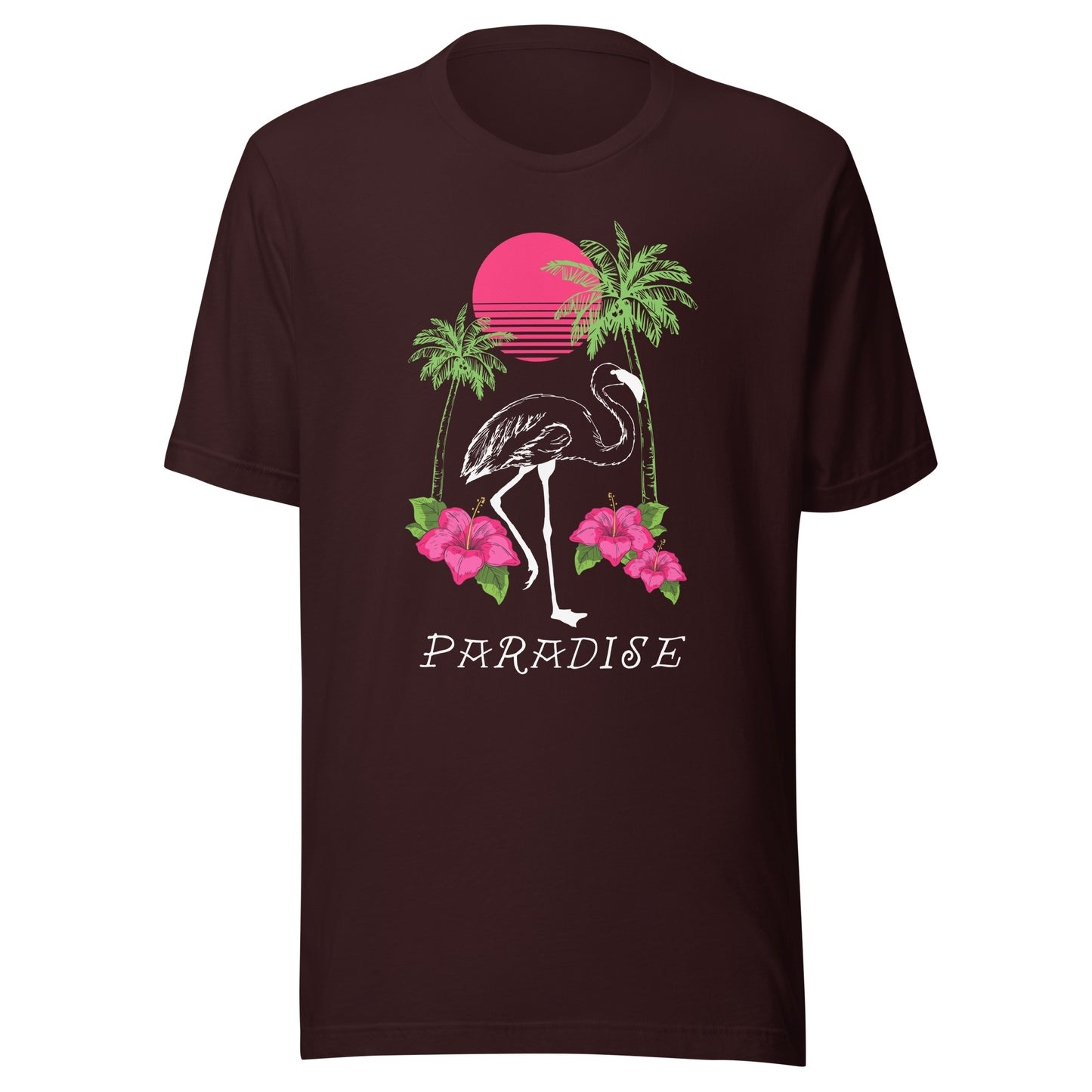 Flamingo Paradise Unisex t-shirt