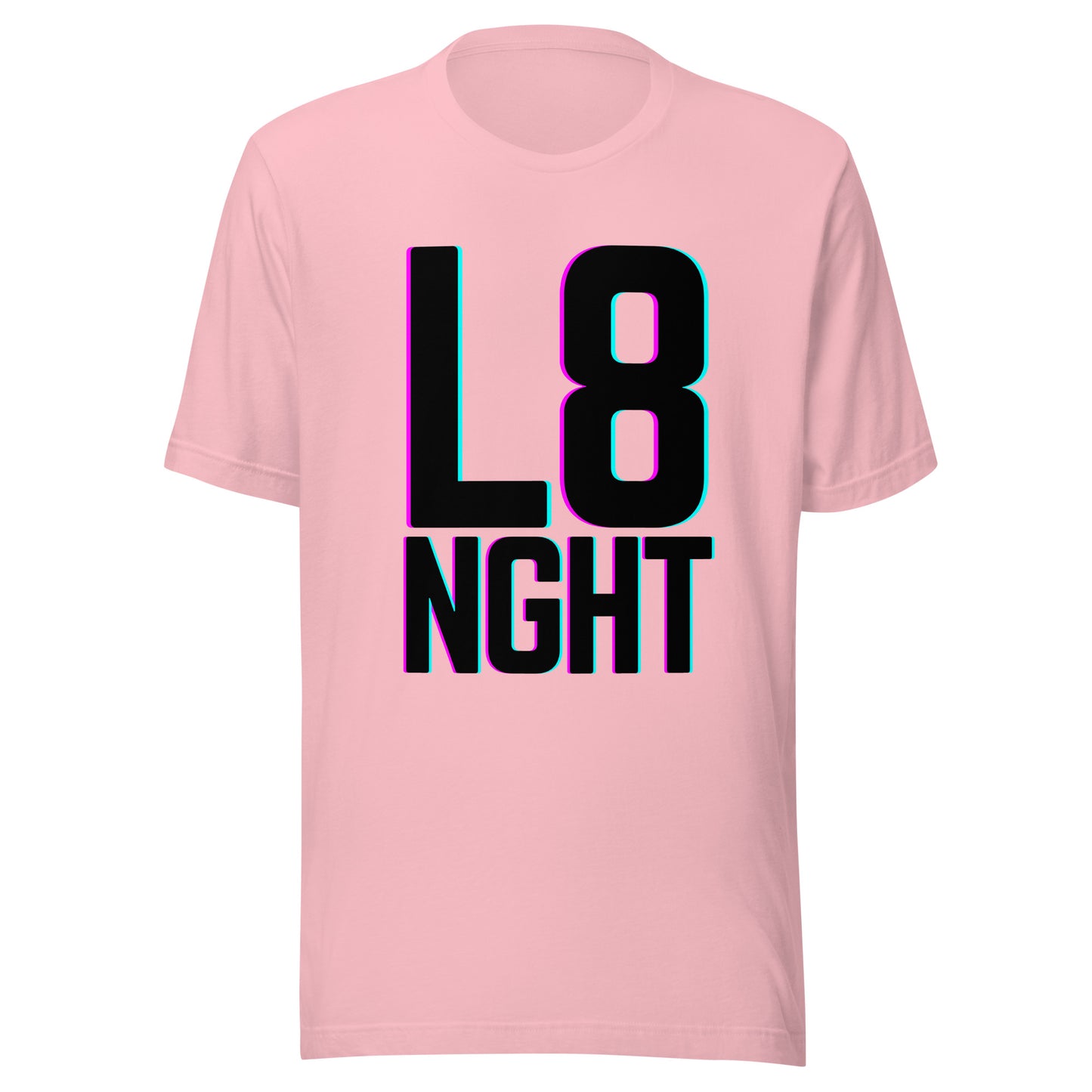 L8NGHT large glitch logo Unisex t-shirt