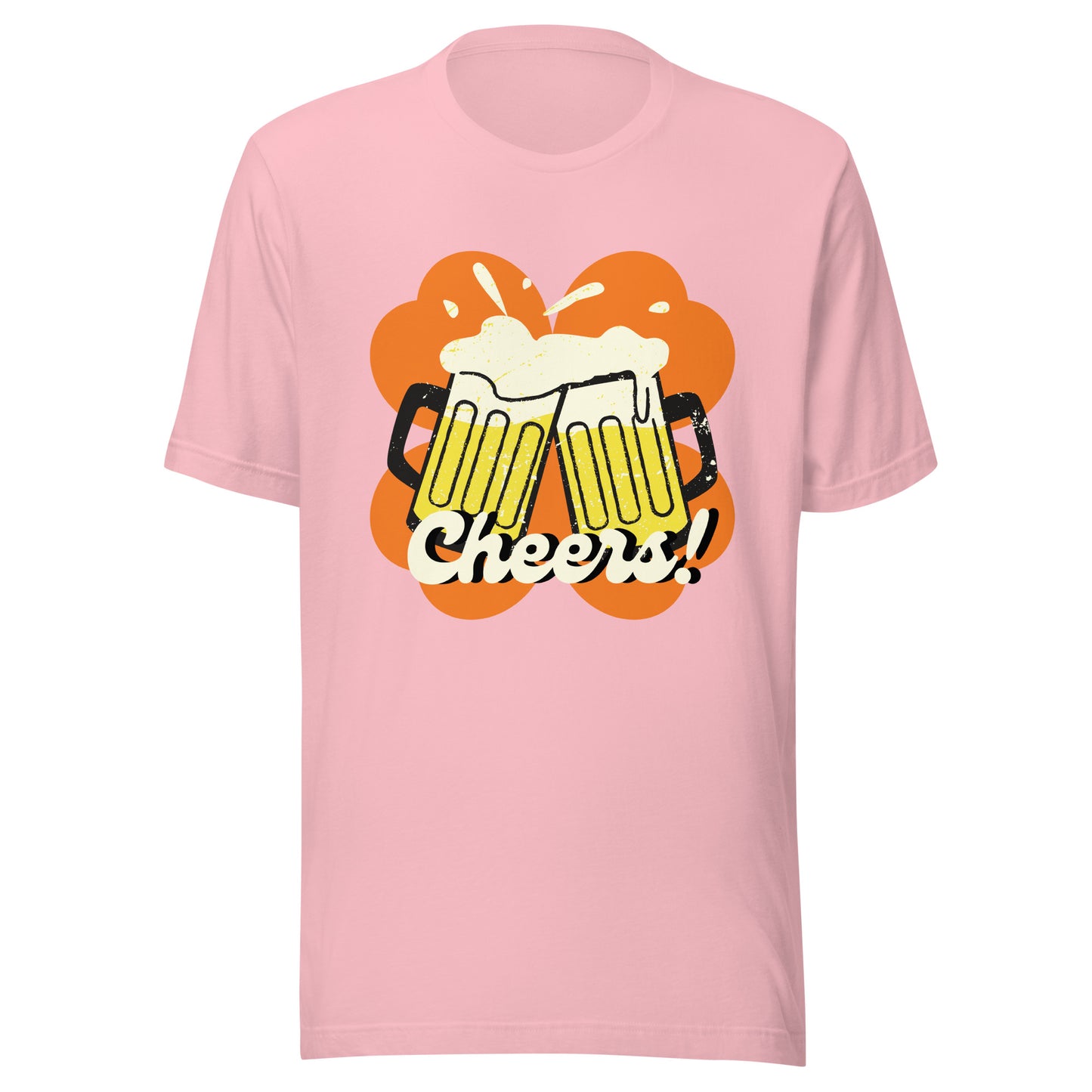 Beer Cheers Lucky Clover Unisex t-shirt