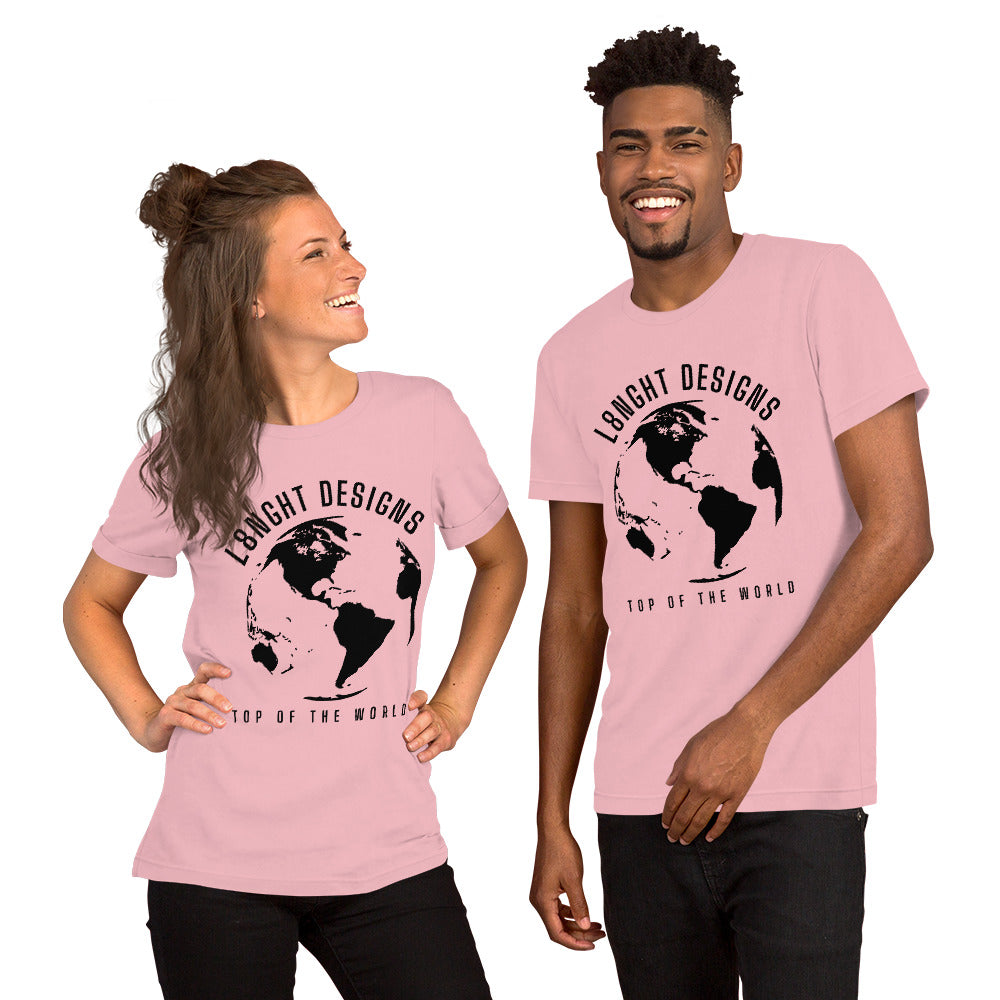 L8NGHT Designs Top of the World Unisex t-shirt