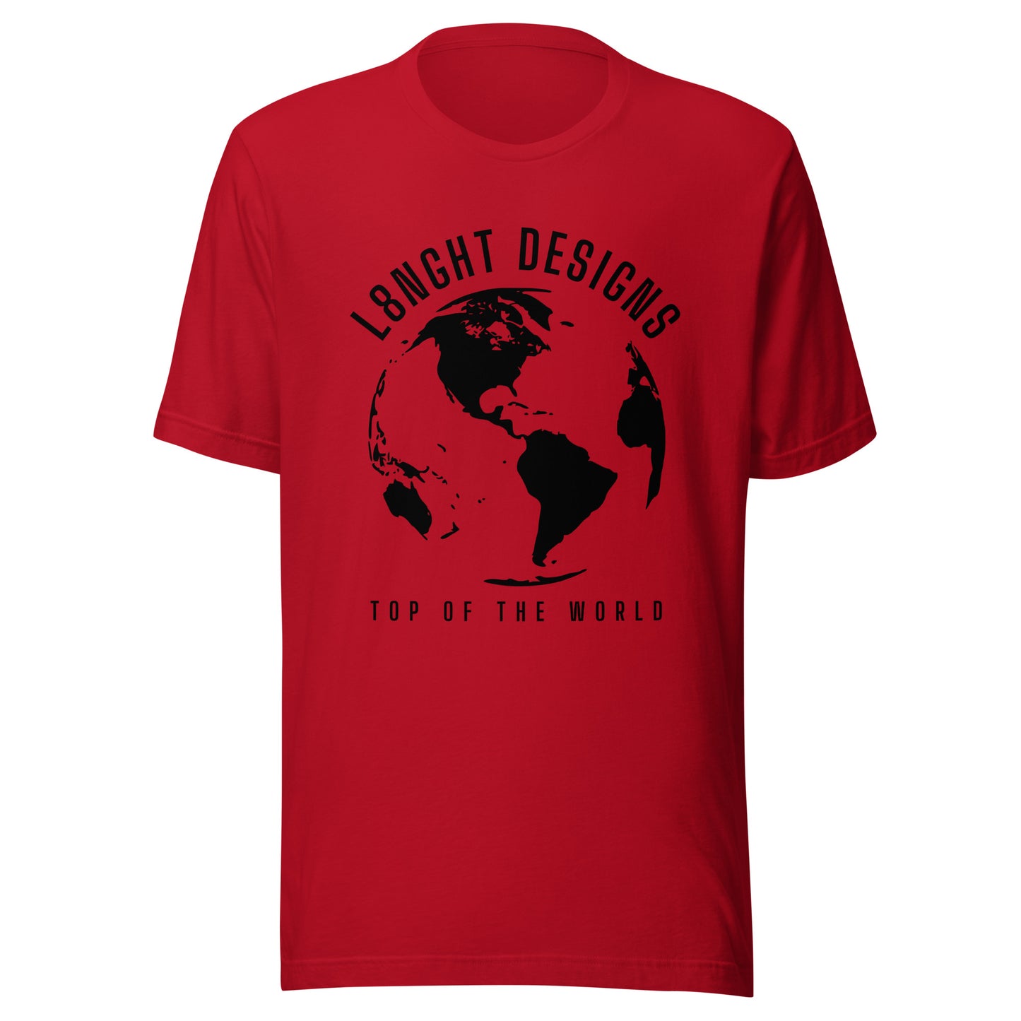 L8NGHT Designs Top of the World Unisex t-shirt
