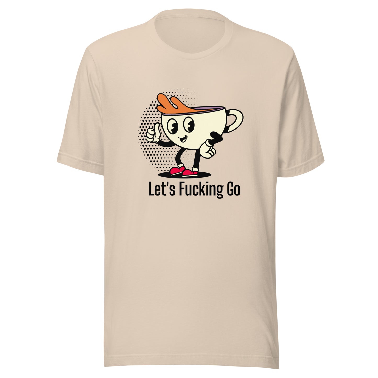 L-F-G let's fucking go coffee lover Unisex t-shirt