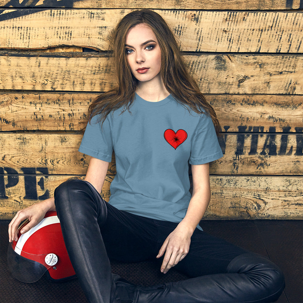 LOVE - Shot Through The Heart Unisex t-shirt
