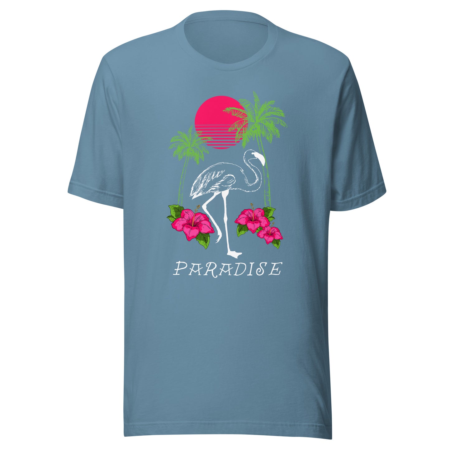 Flamingo Paradise Unisex t-shirt