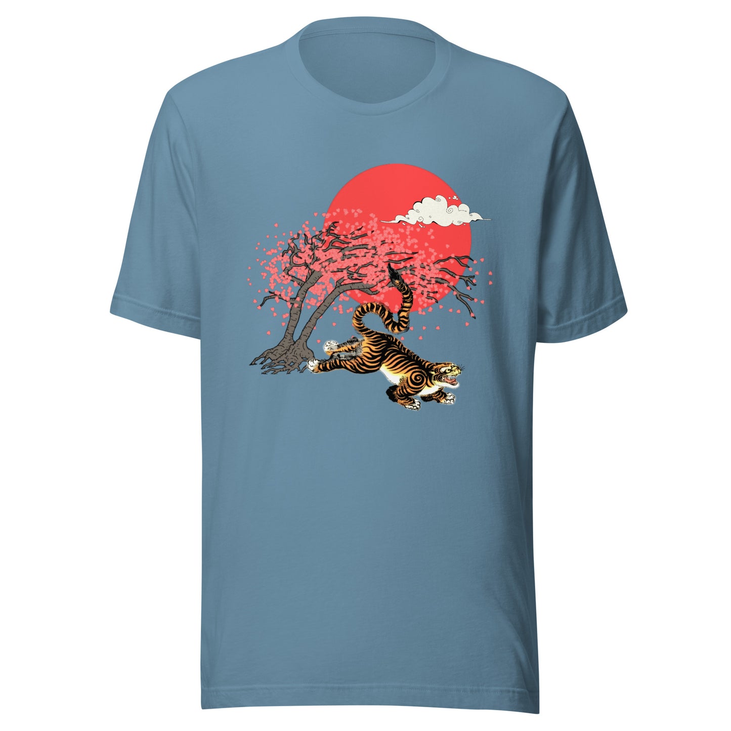 Cherry Blossom Tiger Unisex t-shirt