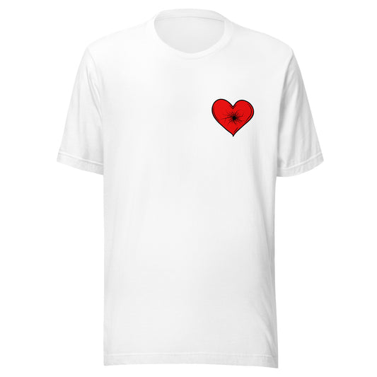 LOVE - Shot Through The Heart Unisex t-shirt