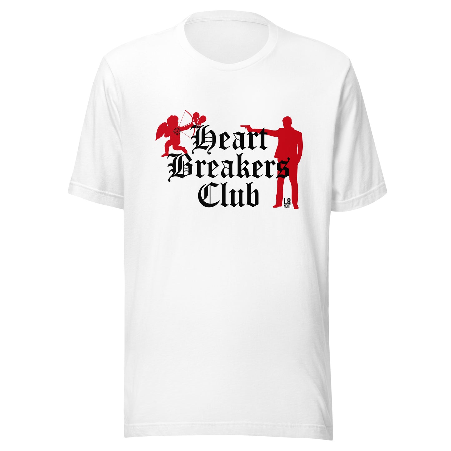 Cupid's Heart Breakers Club Unisex t-shirt