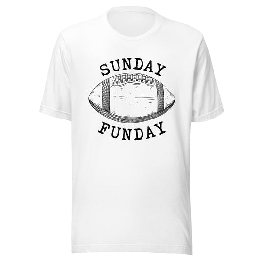 Sunday Funday football Unisex t-shirt
